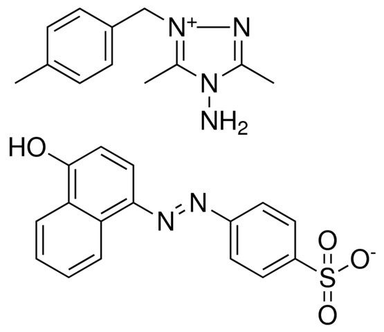 4-AMINO-3,5-DIMETHYL-1-(4-METHYLBENZYL)-4H-1,2,4-TRIAZOL-1-IUM 4-[(E)-(4-HYDROXY-1-NAPHTHYL)DIAZENYL]BENZENESULFONATE