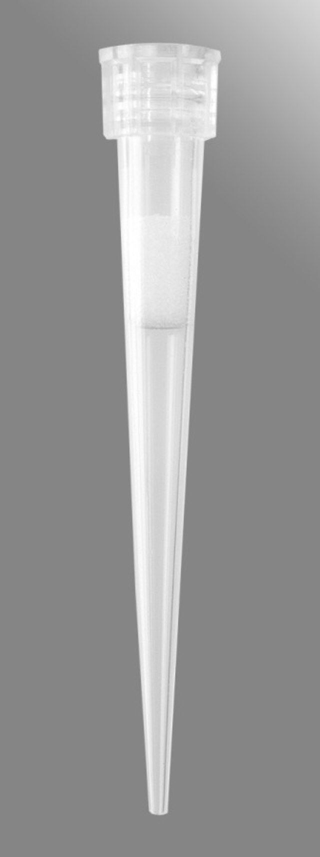 Pipette filter tips in 384-tip format, robotic