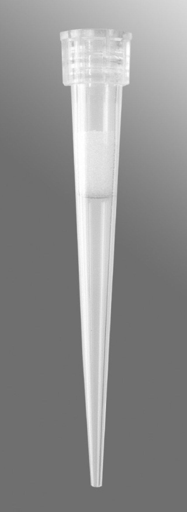 Pipette filter tips in 384-tip format, robotic