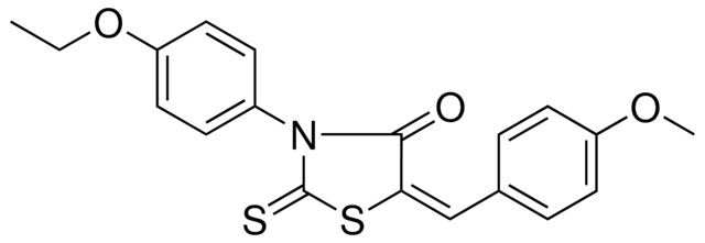 3-(4-ETHOXY-PHENYL)-5-(4-METHOXY-BENZYLIDENE)-2-THIOXO-THIAZOLIDIN-4-ONE