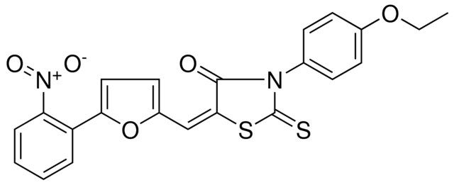 3-(4-ETHOXY-PH)-5-(5-(2-NITRO-PH)-FURAN-2-YLMETHYLENE)2-THIOXO-THIAZOLIDIN-4-ONE