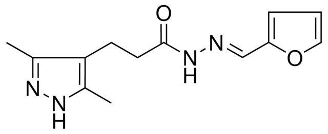 3-(3,5-DIMETHYL-1H-PYRAZOL-4-YL)-PROPIONIC ACID FURAN-2-YLMETHYLENE-HYDRAZIDE