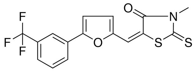 3-ME-2-THIOXO-5-(5-(3-TRIFLUOROMETHYL-PH)-FURAN-2-YLMETHYLENE)-THIAZOLIDIN-4-ONE