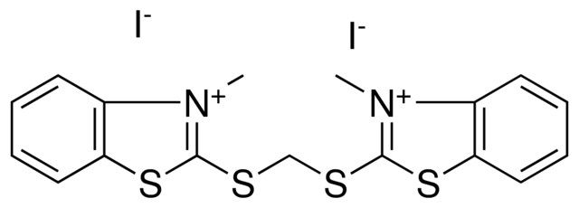 3-METHYL-2-({[(3-METHYL-1,3-BENZOTHIAZOL-3-IUM-2-YL)SULFANYL]METHYL}SULFANYL)-1,3-BENZOTHIAZOL-3-IUM DIIODIDE