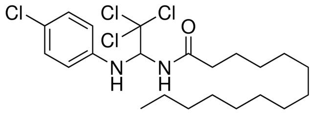 TETRADECANOIC ACID (2,2,2-TRICHLORO-1-(4-CHLORO-PHENYLAMINO)-ETHYL)-AMIDE