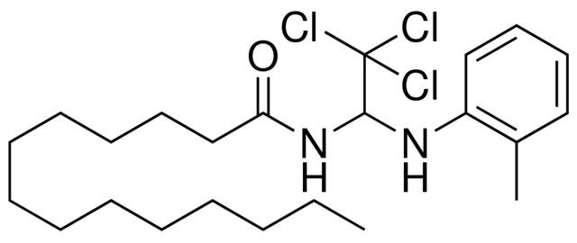 TETRADECANOIC ACID (2,2,2-TRICHLORO-1-O-TOLYLAMINO-ETHYL)-AMIDE