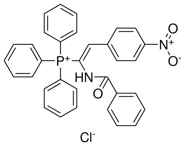 (1-BENZOYLAMINO-2-(4-NITRO-PHENYL)-VINYL)-TRIPHENYL-PHOSPHONIUM, CHLORIDE