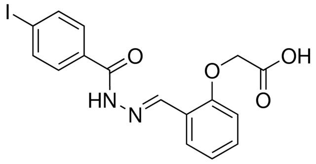 (2-((4-IODO-BENZOYL)-HYDRAZONOMETHYL)-PHENOXY)-ACETIC ACID