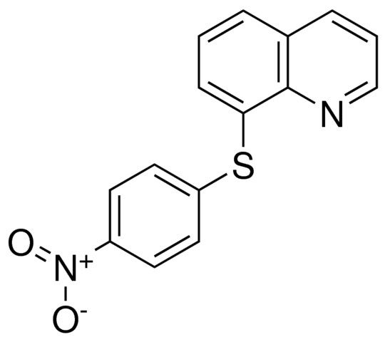 8-(4-NITRO-PHENYLSULFANYL)-QUINOLINE