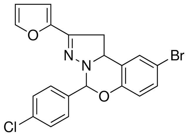 8-BR-4-(4-CL-PH)-2-FURAN-2-YL-1,9B-2H-5-OXA-3,3A-DIAZA-CYCLOPENTA(A)NAPHTHALENE