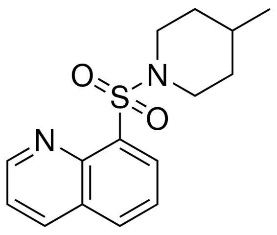 8-((4-METHYL-1-PIPERIDINYL)SULFONYL)QUINOLINE