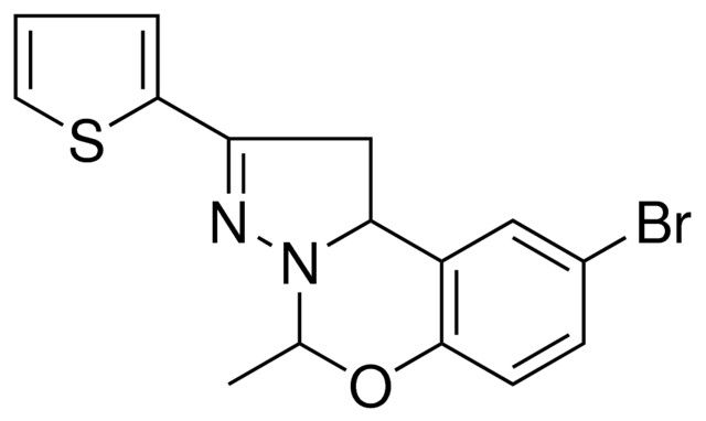 8-BR-4-ME-2-THIOPHEN-2-YL-1,9B-DIHYDRO-5-OXA-3,3A-DIAZA-CYCLOPENTA(A)NAPHTHALENE