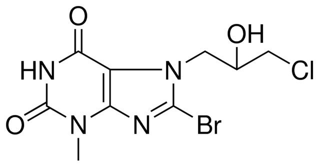 8-BROMO-7-(3-CHLORO-2-HYDROXYPROPYL)-3-METHYL-3,7-DIHYDRO-1H-PURINE-2,6-DIONE