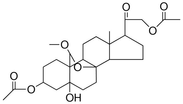 8,19-EPOXY-5-HO-20-OXO-5-B-PREGNANE-3-B,19,21-TRIYL 3,21-DIACETATE 19-ME ETHER