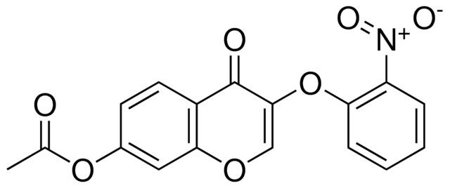 ACETIC ACID 3-(2-NITRO-PHENOXY)-4-OXO-4H-CHROMEN-7-YL ESTER