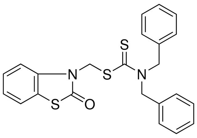 DIBENZYL-DITHIOCARBAMIC ACID 2-OXO-BENZOTHIAZOL-3-YLMETHYL ESTER