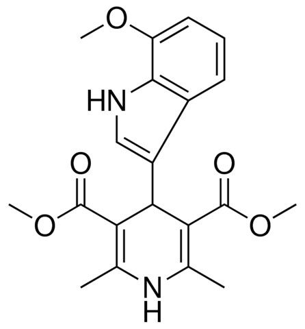 DIMETHYL 4-(7-METHOXY-1H-INDOL-3-YL)-2,6-DIMETHYL-1,4-DIHYDRO-3,5-PYRIDINEDICARBOXYLATE