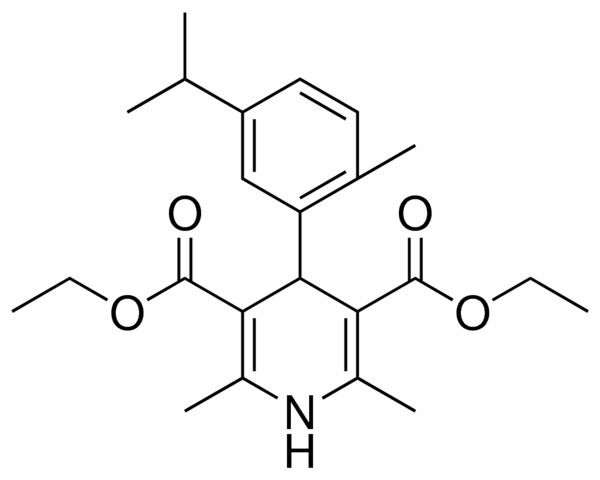 DIETHYL 4-(5-ISOPROPYL-2-ME-PH)-2,6-DI-ME-1,4-DIHYDRO-3,5-PYRIDINEDICARBOXYLATE