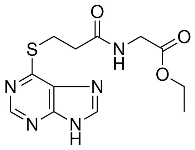 ETHYL ((3-(9H-PURIN-6-YLTHIO)PROPANOYL)AMINO)ACETATE