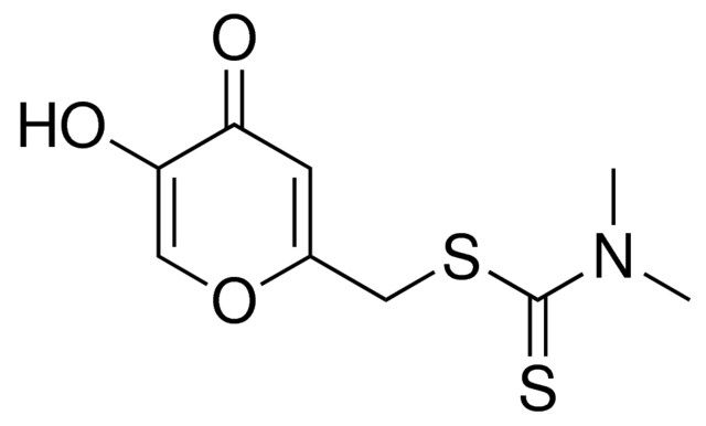 DIMETHYL-DITHIOCARBAMIC ACID 5-HYDROXY-4-OXO-4H-PYRAN-2-YLMETHYL ESTER