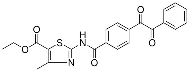 ET 4-METHYL-2-((4-(OXO(PHENYL)ACETYL)BENZOYL)AMINO)-1,3-THIAZOLE-5-CARBOXYLATE