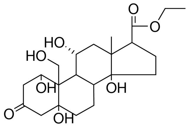 ET 1-BETA,5,11-ALPHA,14,19-PENTA-HO-3-OXO-5-B,14-B-ANDROSTANE-17-B-CARBOXYLATE