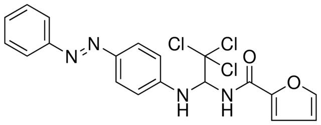 FURAN-2-CARBOXYLIC ACID (2,2,2-TRICHLORO-1-(4-PHENYLAZO-PHENYLAMINO)-ET)-AMIDE