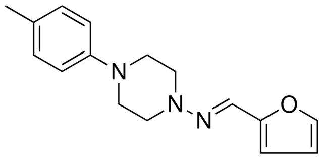 FURAN-2-YLMETHYLENE-(4-P-TOLYL-PIPERAZIN-1-YL)-AMINE