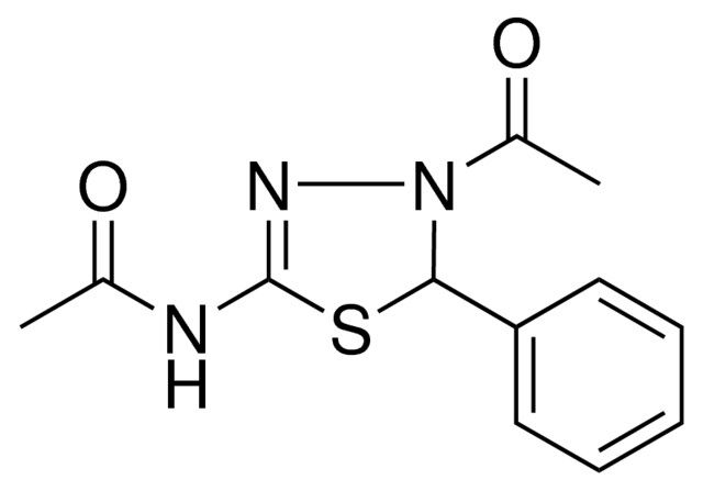 N-(4-ACETYL-5-PHENYL-4,5-DIHYDRO-1,3,4-THIADIAZOL-2-YL)ACETAMIDE