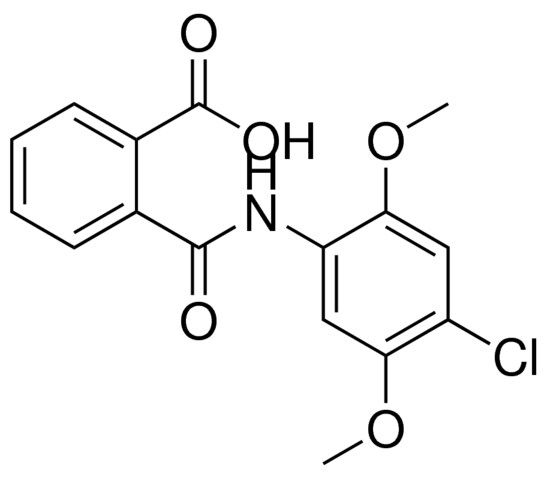 N-(4-CHLORO-2,5-DIMETHOXY-PHENYL)-PHTHALAMIC ACID