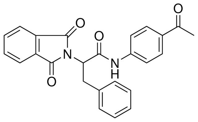 N-(4-AC-PHENYL)-2-(1,3-DIOXO-1,3-DIHYDRO-ISOINDOL-2-YL)-3-PHENYL-PROPIONAMIDE