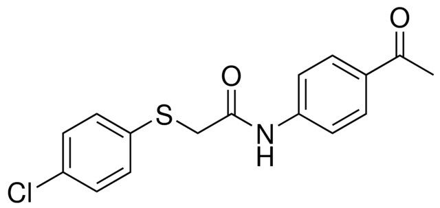 N-(4-ACETYL-PHENYL)-2-(4-CHLORO-PHENYLSULFANYL)-ACETAMIDE