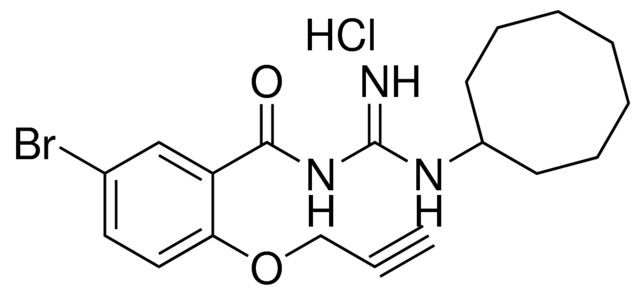 N-(5-BROMO-2-PROP-2-YNYLOXY-BENZOYL)-N'-CYCLOOCTYL-GUANIDINE, HYDROCHLORIDE