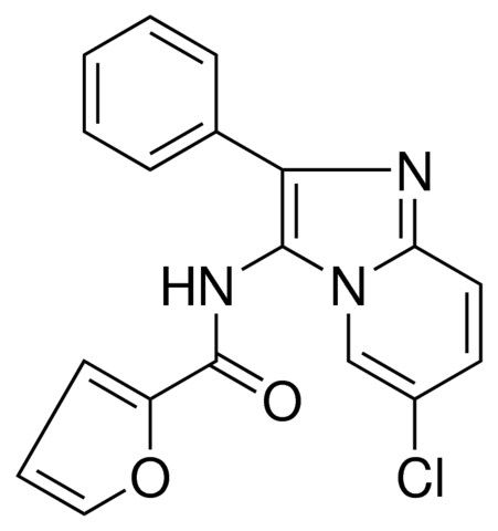 N-(6-CHLORO-2-PHENYLIMIDAZO(1,2-A)PYRIDIN-3-YL)-2-FURAMIDE