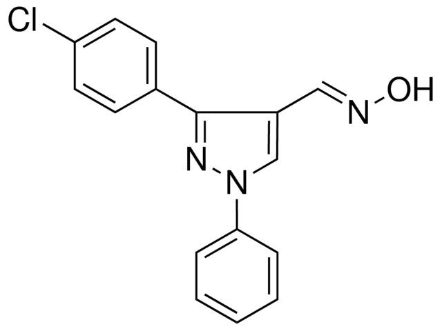 3-(4-CHLORO-PHENYL)-1-PHENYL-1H-PYRAZOLE-4-CARBALDEHYDE OXIME