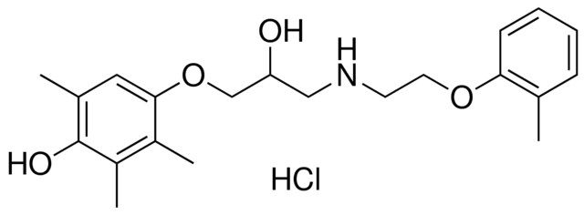 4-(2-HO-3-((2-(2-METHYLPHENOXY)ET)AMINO)PROPOXY)-2,3,6-TRIMETHYLPHENOL HCL