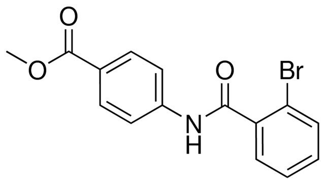 4-(2-BROMO-BENZOYLAMINO)-BENZOIC ACID METHYL ESTER