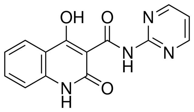 4-HYDROXY-2-OXO-1,2-DIHYDRO-QUINOLINE-3-CARBOXYLIC ACID PYRIMIDIN-2-YLAMIDE