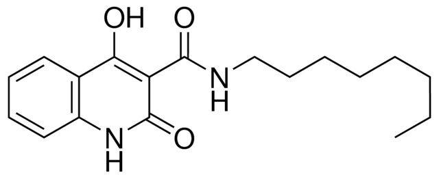 4-HYDROXY-2-OXO-1,2-DIHYDRO-QUINOLINE-3-CARBOXYLIC ACID OCTYLAMIDE