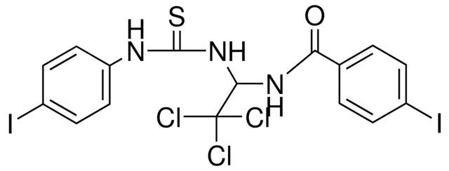 4-IODO-N-(2,2,2-TRICHLORO-1-(3-(4-IODO-PHENYL)-THIOUREIDO)-ETHYL)-BENZAMIDE