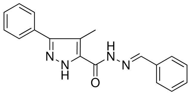 4-METHYL-5-PHENYL-2H-PYRAZOLE-3-CARBOXYLIC ACID BENZYLIDENE-HYDRAZIDE