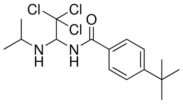 4-TERT-BUTYL-N-(2,2,2-TRICHLORO-1-ISOPROPYLAMINO-ETHYL)-BENZAMIDE