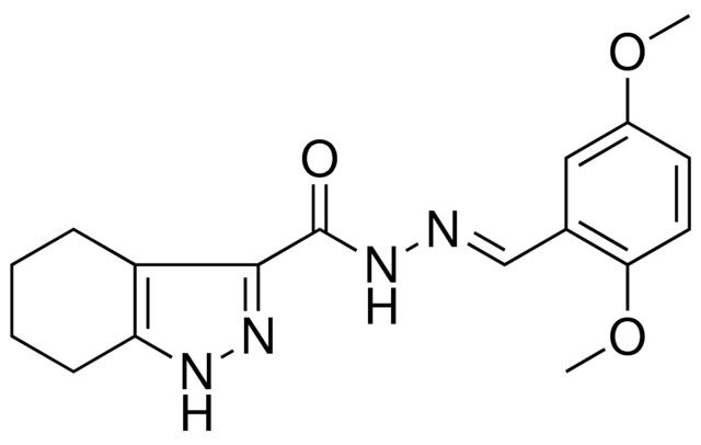 4,5,6,7-TETRAHYDRO-1H-INDAZOLE3CARBOXYLIC ACID (2,5-DI-MEO-BENZYLIDENE)HYDRAZIDE