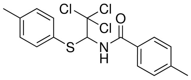 4-METHYL-N-(2,2,2-TRICHLORO-1-P-TOLYLSULFANYL-ETHYL)-BENZAMIDE