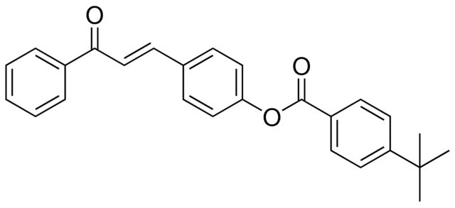 4-TERT-BUTYL-BENZOIC ACID 4-(3-OXO-3-PHENYL-PROPENYL)-PHENYL ESTER