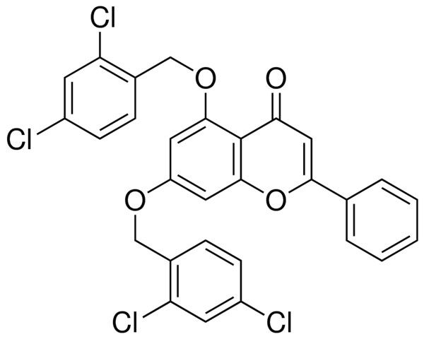 5,7-BIS-(2,4-DICHLORO-BENZYLOXY)-2-PHENYL-CHROMEN-4-ONE