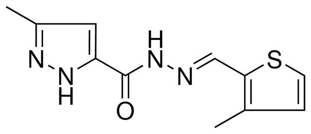 5-ME-2H-PYRAZOLE-3-CARBOXYLIC ACID (3-METHYL-THIOPHEN-2-YLMETHYLENE)-HYDRAZIDE