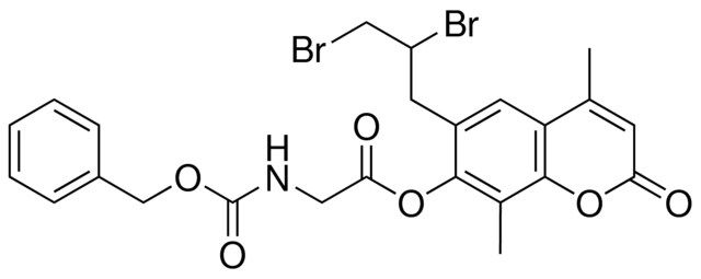 6-(2,3-DIBROMOPROPYL)-4,8-DIMETHYL-2-OXO-2H-CHROMEN-7-YL {[(BENZYLOXY)CARBONYL]AMINO}ACETATE