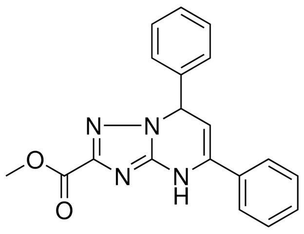 5,7-DIPHENYL-4,7-2H-(1,2,4)TRIAZOLO(1,5-A)PYRIMIDINE-2-CARBOXYLIC ACID ME ESTER