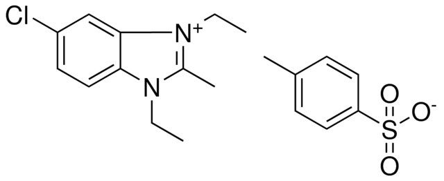 6-CHLORO-1,3-DIETHYL-2-METHYL-3H-BENZOIMIDAZOL-1-IUM, TOLUENE-4-SULFONATE